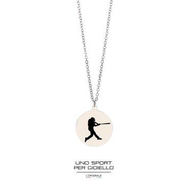 Collana Shape Tondo Baseball Player