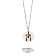 Collana Shape Tondo Tessuti Aerei