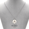 Collana Shape Tondo Tessuti Aerei